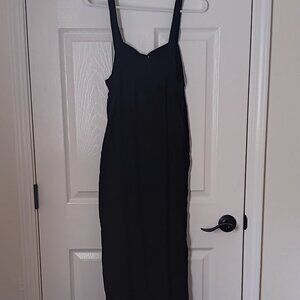 Tank Top Maxi Black Dress